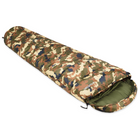 Спальный мешок-кокон с капюшоном, с чехлом, 250 гр/м деми Outtec камуфляж