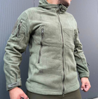 Тактична куртка флісова Укр Такт 46 олива - зображення 1