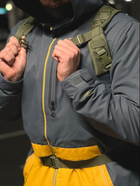 Прочный компактный Рюкзак с системой Molle и дополнительными карманами 30л / Водонепроницаемый Ранец хаки - изображение 5