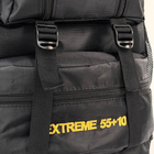 Водонепроницаемый Рюкзак MAD 65л с ортопедической спинкой / Крепкий Ранец Oxford черный 65х37х50 см - изображение 7