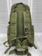 Рюкзак 55 Л с системой Molle в цвете олива / Водонепроницаемый рюкзак 64 х 34 х 21 см - изображение 4