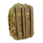 Штурмовий компактний Рюкзак 10л для плитоноски із системою Molle / Міцний Ранець мультикам 38х30х13 см - зображення 3