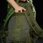 Рюкзак з м'якою спинкою та регульованими лямками 75х55х40 см / Штурмовий Наплічник з системою Molle хакі - зображення 7
