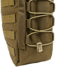 Штурмовий компактний Рюкзак 10л для плитоноски із системою Molle / Міцний Ранець койот 38х30х13 см - зображення 6