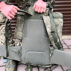 Большой походный рюкзак с емкостью 110 л и прочным алюминиевым каркасом / Рюкзак с камуфляжным принтом и - изображение 4