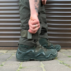 Чоловічі міцні Штани із накладними кишенями / Щільні Брюки ріп-стоп олива розмір 2XL - зображення 5