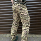 Мужские крепкие Брюки с накладными карманами / Плотные Брюки рип-стоп мультикам размер XL - изображение 4