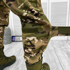 Легкі чоловічі Штани Ріп-стоп з регулюваними стяжками під колінами / Міцні Брюки мультикам розмір XL - зображення 5