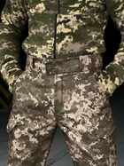 Зимові чоловічі штани Intruder Peak Softshell з 6-ма кишенями / Щільні Брюки на флісі піксель розмір XL - зображення 4