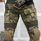 Крепкие мужские Штаны с наколенниками / Плотные Брюки рип-стоп пиксель размер XL - изображение 5