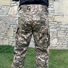 Мужские плотные Брюки с 6-ю карманами и отсеками для наколенников / Крепкие Брюки рип-стоп пиксель размер XL - изображение 5