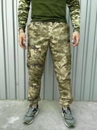 Чоловічі штани Intruder Terra з 4-ма кишенями / Міцні Брюки з манжетами зелений піксель розмір M - зображення 5