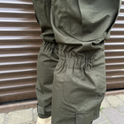 Чоловічі щільні Штани з Наколінниками у комплекті / Міцні Брюки із 8-ма кишенями ріп-стоп хакі розмір 3XL - зображення 3