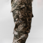 Чоловічі Штани Ріп-стоп з кишенями під наколінники / Брюки з середньою посадкою піксель розмір 2XL - зображення 5