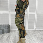 Чоловічі міцні Штани з накладними кишенями / Щільні Брюки саржа зелений камуфляж розмір XL - зображення 2
