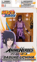 Figurka Do Gier Bandai Anime Heroes: Naruto: Uchiha Sasuke Rinnegan / Mangekyo Sharingan 16,5 cm (3296580369621) - obraz 4