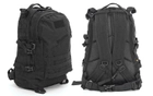 Рюкзак тактический трехдневный SILVER KNIGHT 3D 40л Черный - изображение 1