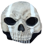 Маска балаклава привид череп Ghost Call of Duty PRO one size чорна тактична латекс для військових байкерів хеловін - зображення 7