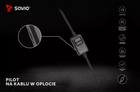 Słuchawki z mikrofonem Savio Nexus Black (SAVGH-NEXUS) - obraz 12