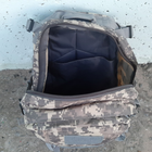 Армейский походный мужской рюкзак на две лямки 35 л цвет олива - изображение 5