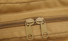 Вместительный военный походный рюкзак на две лямки 25 л цвет койот - изображение 10