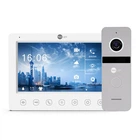 Комплект відеодомофона Neolight KAPPA HD / Solo FHD Silver: відеодомофон 7" зі вбудованим БКЗ і 2 Мп відеопанель (178459)