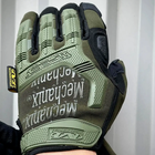 Плотные перчатки M-Pact с защитными пластиковыми накладками хаки размер M - изображение 4