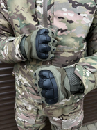 Плотные беспалые Перчатки Oakley Pro с защитными накладками хаки размер L - изображение 2