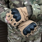 Плотные беспалые Перчатки Oakley Pro с защитными накладками койот размер XL - изображение 1