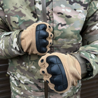Плотные беспалые Перчатки Oakley Pro с защитными накладками койот размер XL - изображение 2