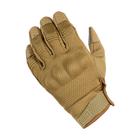 Плотные сенсорные перчатки M-Tac A30 с усиленными защитными накладками койот размер XL - изображение 3