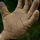 Плотные сенсорные перчатки M-Tac A30 с усиленными защитными накладками койот размер XL - изображение 8