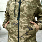 Легкая Мужская Куртка зеленый пиксель / Удлиненная Ветровка размер L - изображение 6