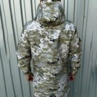Легкая Мужская Куртка светлый пиксель / Удлиненная Ветровка размер 3XL - изображение 3