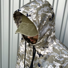 Легка Чоловіча Куртка світлий піксель / Подовжена Вітровка розмір 3XL - зображення 5