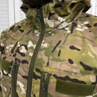 Крепкий мужской Костюм Куртка + Брюки с наколенниками / Полевая форма рип-стоп мультикам размер 2XL - изображение 2