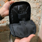 Нагрудна сумка-мессенджер Cordura з 6-ма кишенями / Слінг з регульованим ременем чорний - зображення 4