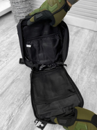 Нагрудна Сумка-слінг 30Л з системою Molle чорна / Однолямний Безкаркасний Рюкзак 42 x 25 x 20 см - зображення 6