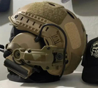 Пластиковые Адаптеры "Чебурашки" для крепления активных наушников EARMOR на шлем койот - изображение 3