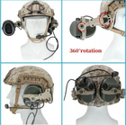 Крепкие Адаптеры для крепления активных наушников SORDIN на шлем олива 10х15 см - изображение 7