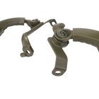 Міцні Адаптери "Чебурашки" для кріплення активних Навушників EARMOR M16C на шолом олива - зображення 8