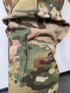 Літні штани військові мультикам із наколінниками ріп-стоп M - зображення 9
