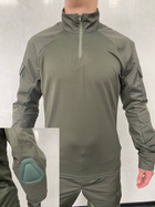 Бойова сорочка олива з налокітниками для НГУ, ЗСУ рип-стоп M - зображення 1