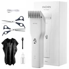 Машинка для стрижки Enchen Boost White Set + Пеньюар и ножницы