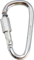 Набор алюминиевых сувенирных карабинов Tramp 10 шт 5 см с муфтой silver UTRA-299 (UTRA-299-silver)