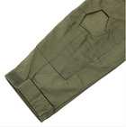 Хлопковый мужской Убакс с отсеками для Налокотников / Уставная рубашка олива размер 2XL - изображение 3
