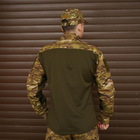 Мужской потоотводный Убакс с липучками под Шевроны / Плотная уставная Рубашка мультикам размер M - изображение 5