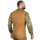 Мужской Убакс CoolPass с отсеками для налокотников / Уставная рубашка койот мультикам размер L - изображение 3