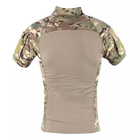 Мужской Убакс с короткими рукавами и дышащими вставками / Прочная уставная Рубашка мультикам размер 2XL - изображение 3