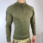 Мужской крепкий Убакс ESDY с усиленными локтями / Плотная уставная Рубашка олива размер XL - изображение 5
